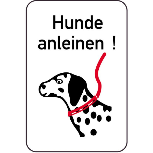 Stein HGS HGS hondenbord, honden aangelijnd houden!, 400 x 600 mm, 14881