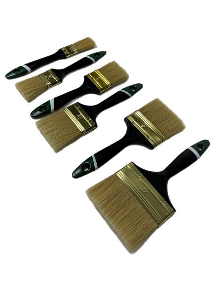 VaGo-Tools kwast 72-delig set platte kwast 25/38/50/63/75/100 mm elk 12 stuks, 191-010/015/020/025/030/040 elk 12_kv