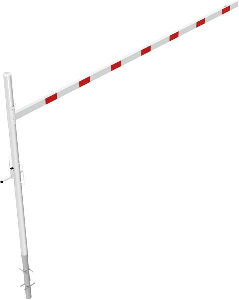 Schakehoogtebegrenzer, draaibaar voor inzetting in beton, dwarsbuislengte: 4500 mm, voor hangslot, voor inzetting in beton, 417_451VB
