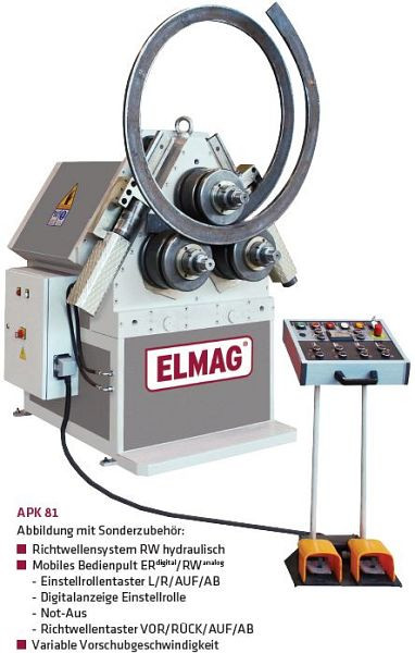 ELMAG hydraulische ringbuigmachine, APK 81, 83138