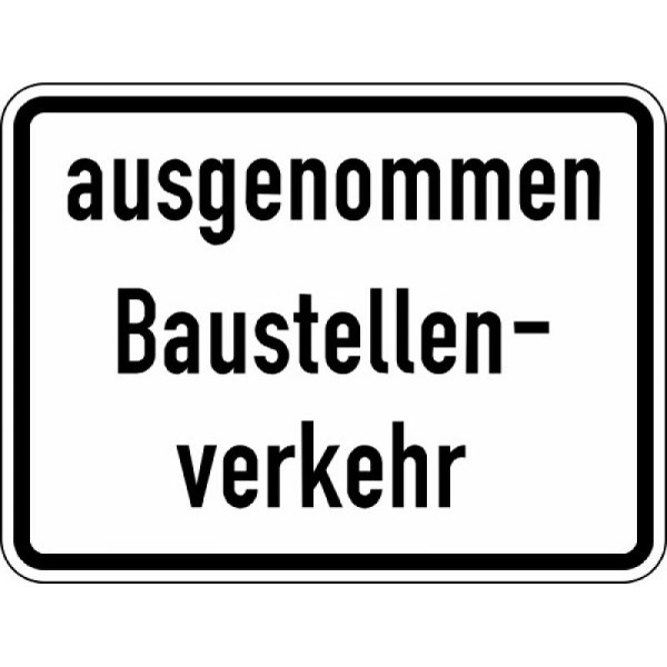 Steen HGS Exclusief bouwplaatsverkeer nr. 2133, 562x750mm /RA2/vlakke vorm 2mm, 2133-321