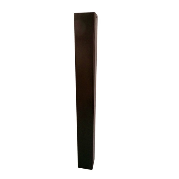 Stone HGS stijlpaal 70 x 70 mm met platte kop, stationair / voor inbetoning, DB 703 antraciet-ijzer mica, 1 oog, 4071bdb703-1