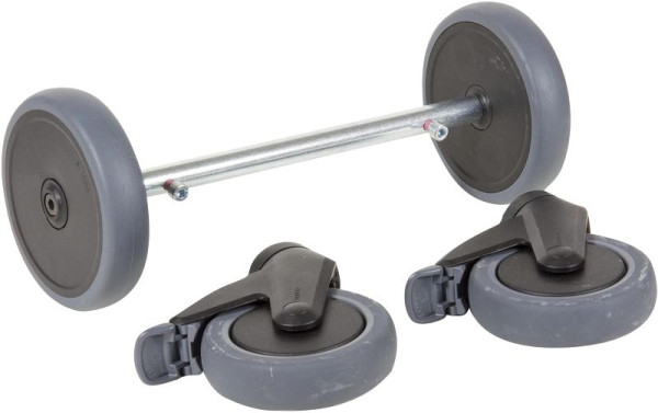 Hazet set wielen, bestaande uit 2 zwenkwielen Ø 125 mm en set schijfwielen Ø 150 mm voor 166 C, 162C-0119