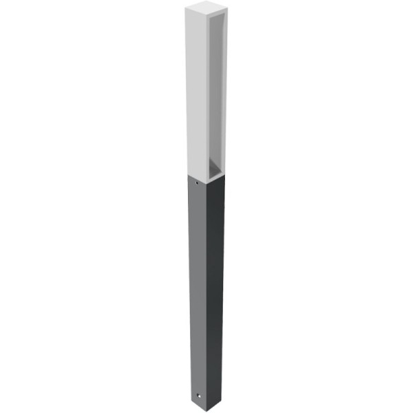 Stone Tuinpaal HGS 70 x 70 mm met vlakstalen bevestiging, stationair / voor in beton zetten, 40731b