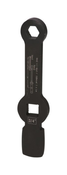 KS Tools Slag-inbussleutel 3/4" met 2 slagvlakken, 26 mm, 517.0926
