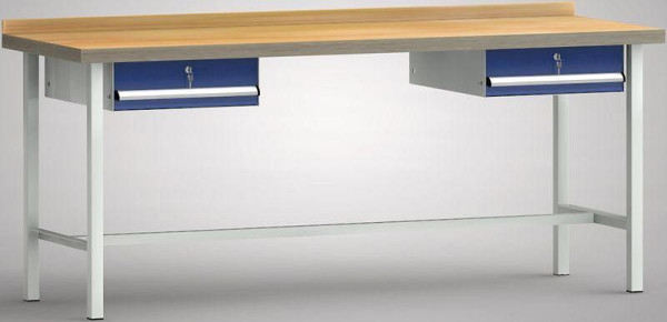 KLW professionele werkbank - 2000 x 700 x 905 mm L x D x H (ERGO uitvoering), WP001E-2000M45-E7004
