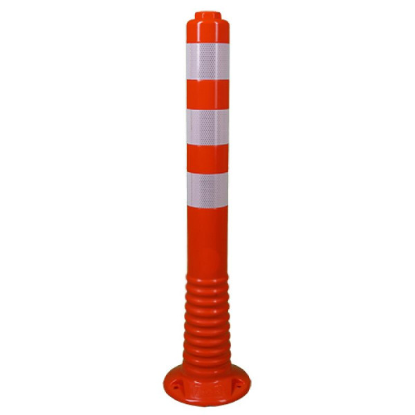 Stone HGS afzetpaal -Elasto Orange Sign- met geïntegreerd schroefdraad, Ø 78 mm, overrijdbaar, hoogte 700 mm, 34828