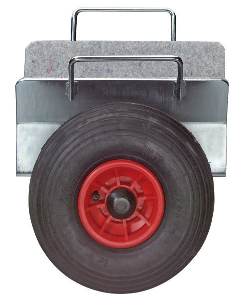 BS rollen platenklemwagen, type 1-3 met pneumatisch wiel, wiel-Ø 260 mm, draagvermogen 200-300 kg, klembreedte 0-110 mm, PLATENWAGEN.2L