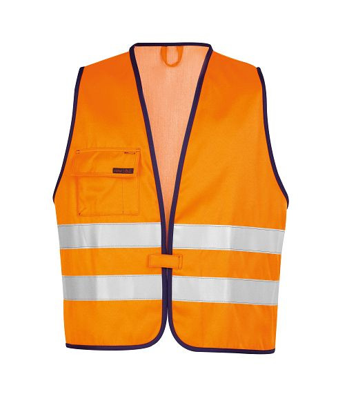 ROFA vest 190, maat I, kleur 347-lichtgevend oranje-marineblauw, 345190-347-I=44-54