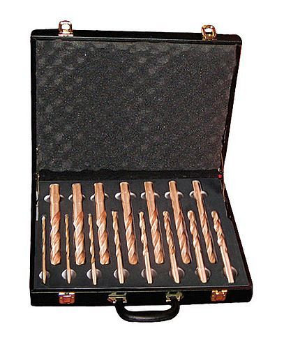 DENIOS borenset, 15-delig, 6-20 mm, koper beryllium, vonkvrij, voor Ex-zones, 262-975