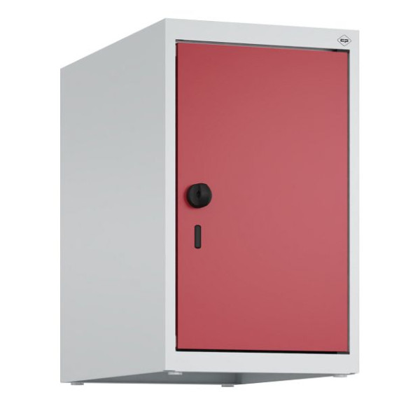 C+P kastopzet Classic PLUS, bovenkast, 7035/3003, veiligheidsdraaisluiting, 500x300x500mm, 1 vak, 080090-10 S10001
