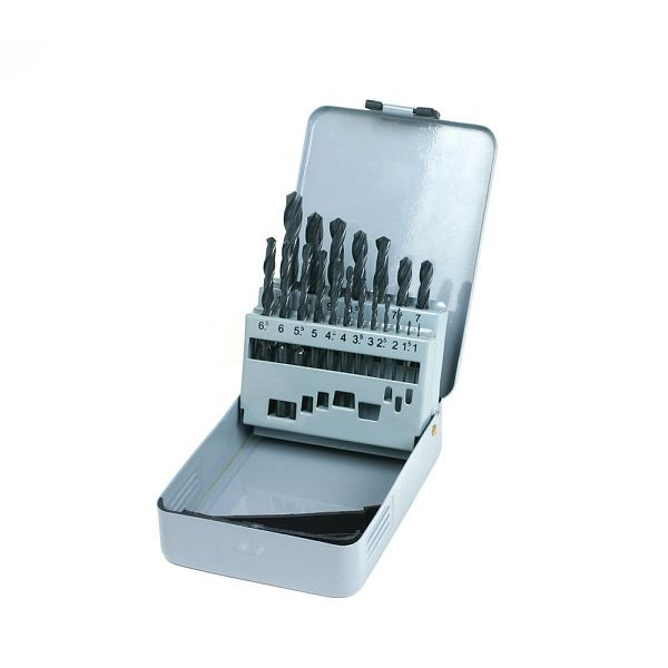GSR spiraalborenset 19-delig rechts DIN 338 HSS-R 1 mm - 10 mm, 08340100