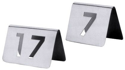 Contacto tafelnummerplaat 73-84 met geperforeerde nummers, 1059/684