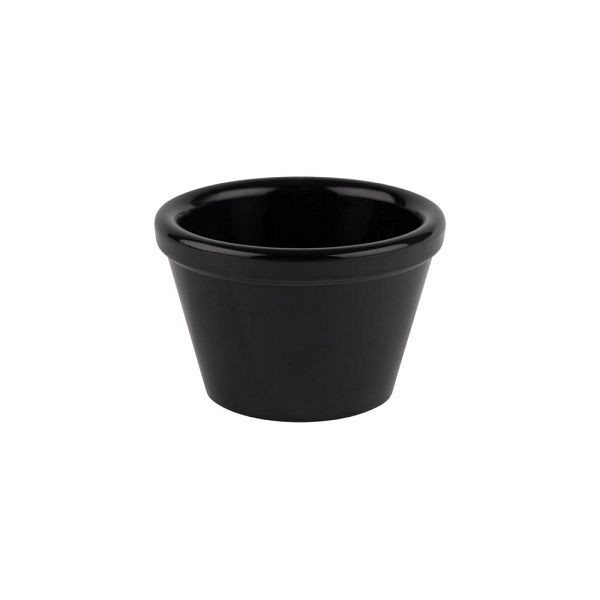APS dipkom -FRIENDLY BOWL- Ø 6 cm, hoogte: 4 cm, 50 ml PET, zwart, VE 6 stuks, 79015