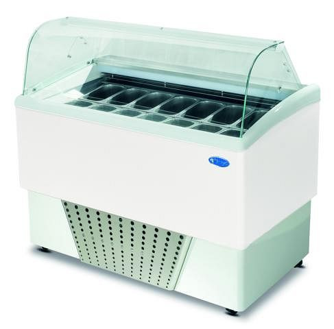 gel-o-mat Eisvitrine, Modell Brio 7, 1544R
