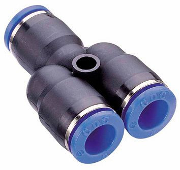 timmer B-YV-2x6-6-KU, Y-connector van kunststof, slang-Ø: 6 mm, VE: 10 stuks, 03440217