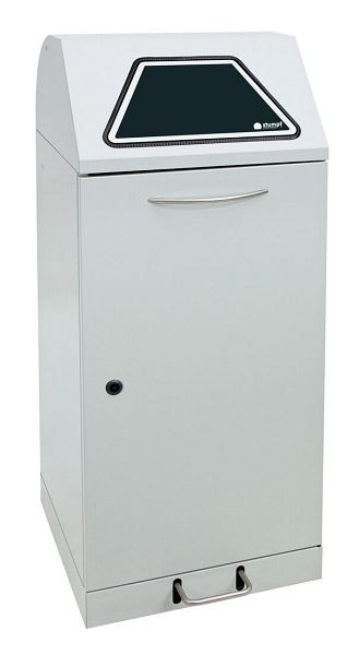 Stumpf afvalscheiding Modul-Vario 120, lichtgrijs, 120 liter, pedaalhendel, systeem: ProSlide, 625-120-1-1-735