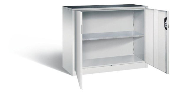 C+P gereedschapskast Acurado, H1000xB1200xD500mm, kleur: lichtgrijs, verzonken handgreep, 8831-000 S10206