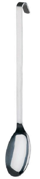 APS serveerlepel, 10,5 x 7 cm, lengte: 41 cm, RVS, zware kwaliteit, antislip handvat, 00672