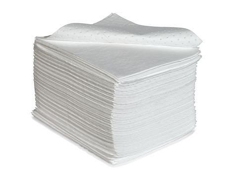 DENSORB vliesmat economy, versie "olie", licht, 37 x 40 cm, verpakking: 200 stuks, 177-881