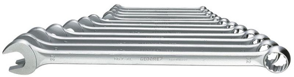 GEDORE ringsteeksleutelset, extra lang, 12-delig, 6095950