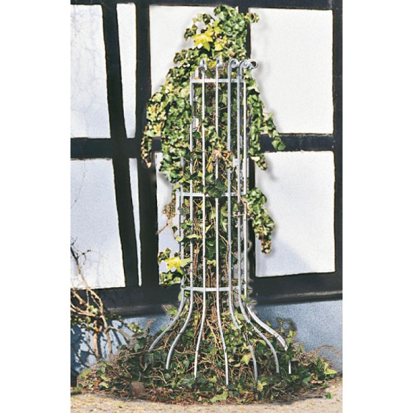Steen HGS traliewerk van smeedijzer, wandmontage, RG1 gekleurd gecoat, buiten Ø900mm/binnen: Ø 375mm/hoogte: 1740mm, 13400