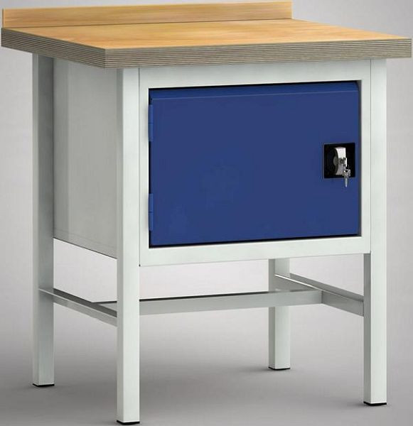 KLW standaard werkbank - 750 x 700 x 840 mm L x B x H, WS058N-0750M40-X7020
