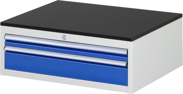RAU ladekast serie 7000, B770xD650xH280mm, laden: 1xH60, 1xH120mm, werkblad melaminehars gecoat, 03-XL1.1A-M.11