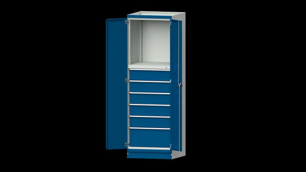 ANKE werkbanken basiskast modulair kastensysteem, serie 760 V, model 4003, 715 x 720 x 2200 mm, RAL 7035/5010, 631.074