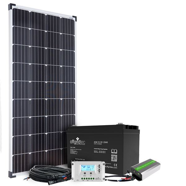 Offgridtec Autark S-Master 130W zonnesysteem 101Ah AGM 500W wisselstroom, 4-01-002660