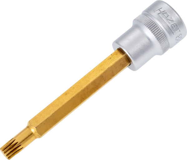 Hazet schroevendraaierdop, hol vierkant 10 mm (3/8 inch), intern meertands profiel XZN, M6, 8808LG-6