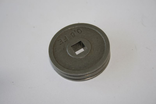 ELMAG invoerrol 0, 6/0,8 mm (buiten-Ø 30 mm, 70 mm breed, 6 mm vierkante montage), voor EUROMIG 160 (CEMONT), 9504416