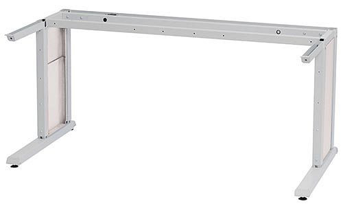 Bedrunka + Hirth workergo tafel 4-poots met klemslot, afmetingen in mm (BxD): 1500 x 750, EC150KL75G