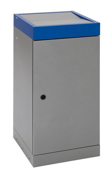 stumpf afvalscheiding ProTec-Plus, grijs alu / 5010, verzinkte binnenemmer, volume: 70 liter, 607-070-0-2-510