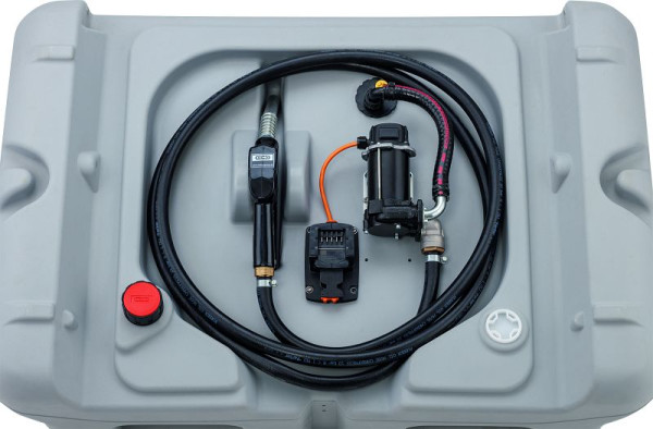Cemo DT-Mobil Easy 440 l, CAS, pomp 18 V 40 l/min, deksel, zonder accu + lader, 11686