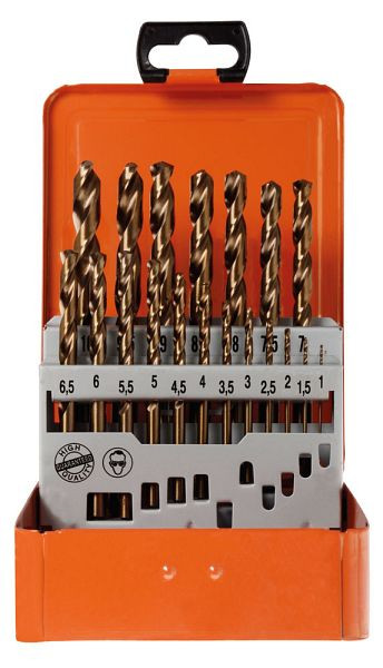 Projahn boorcassette HSS-Co 19 stuks, type N, 1-10 / 0,5 mm BASIC, 60319