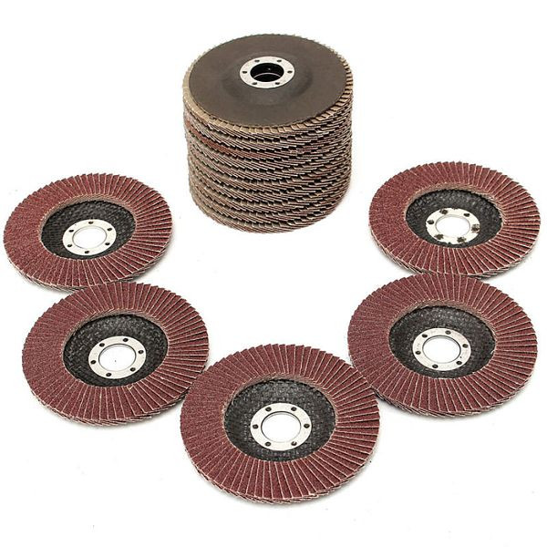 VaGo-Tools lamellenschijven 125mm flat grain 60 bruine lamellenschijven, VE: 5 stuks, AO-27-125-60-5_av
