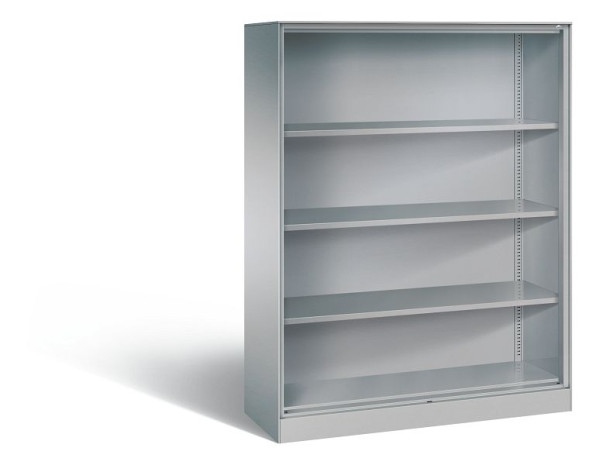C+P bureauplank Asisto, H1635xB1200xD435mm, kleur: wit aluminium, 4 niveaus, 140011-000 S10014