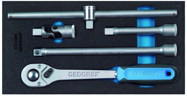 GEDORE CT-inzet met assortiment, toebehoren voor dopsleutelinzetstukken 1/2'', CT, 2309106