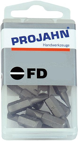 Projahn 1/4" bit L25 mm sleuf 4,0 x 0,5 mm pak van 10, 2721-10