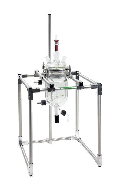 Rettberg tafelframe voor reactievaten tot 6 liter, met flenshouder NW 150, RVS, 134291015