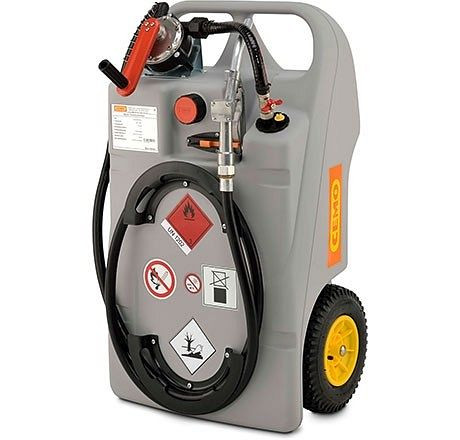 Cemo dieselwagen 60 l 12 V, met elektrische pomp CENTRI SP 30 en automatische sproeier, 11133