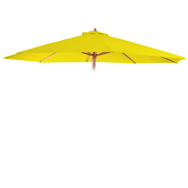 Mendler vervangende hoes voor Florida parasol, parasolhoes vervangende hoes, Ø 3,5m polyester 8 stutten, geel, 97766