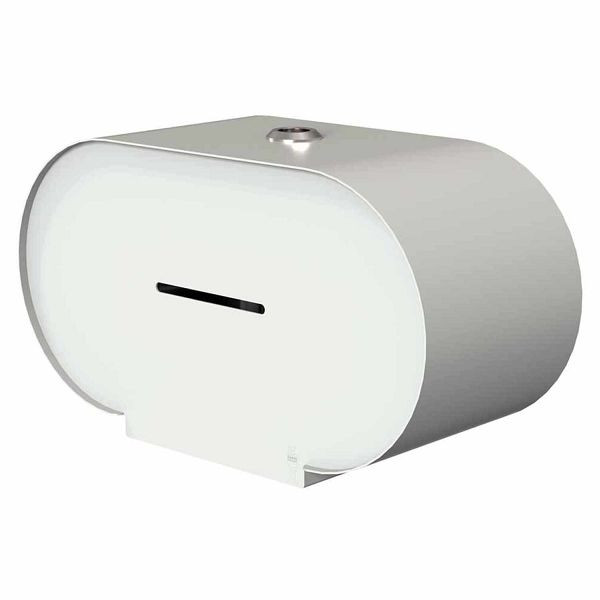 KEMMLIT toiletpapierdispenser voor 2 rollen BJÖRK, wit, 252.435