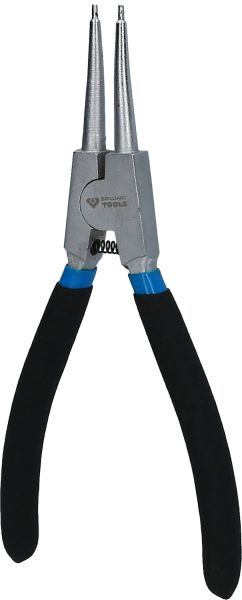 Brilliant Tools Borgringtang voor externe borgringen, recht, 175 mm, BT067001