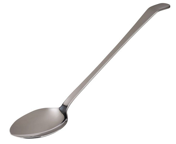 APS sla-/serveerlepel, groot, totale lengte: 29 cm, roestvrij staal 18/10, voorkant gepolijst, handvat mat, 00590
