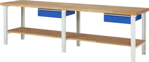 RAU werkbank serie 7000 - model 7001A7, B3000 x D700 x H790-1140 mm, 03-7001A7-307B4H.11