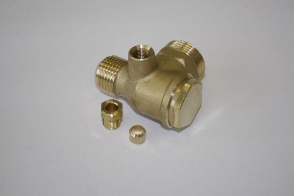 ELMAG terugslagklep VITON ketel: AG 3/4', lijn: AG 1/2' voor Meister 500/510/600 en voor Euroair 400/410PL 600, 9100458