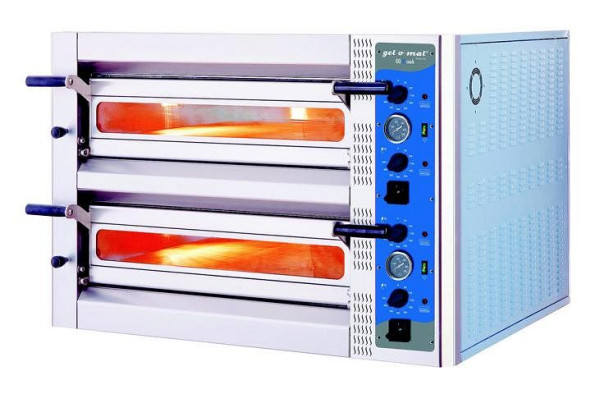 gel-o-mat Pizza-Ofen, Modell GE6302DA Analog, 2 x 620x930x130 mm, GE6302DA