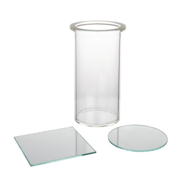 Rettberg beslaan glas, flensrand vlak geslepen, borosilicaatglas 3.3, 114224000